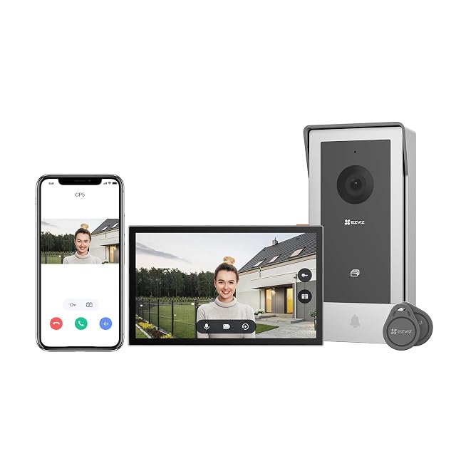 Interphone vidéo EZVIZ CP5 avec moniteur de sept pouces