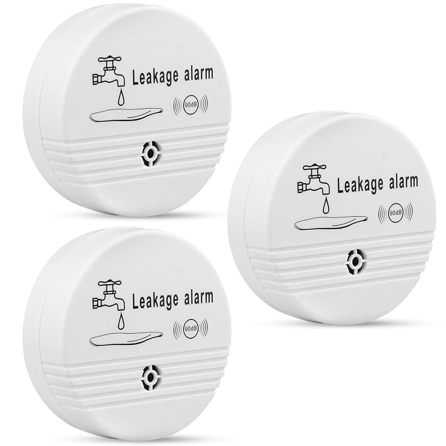 Alarmes d’eau GOMETY, lot de trois