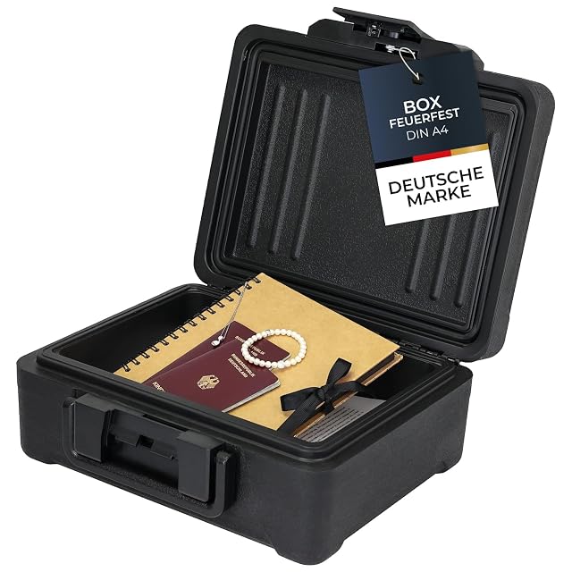 Boîte à documents ignifuge HMF au format A4