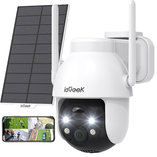 Caméra solaire motorisée ieGeek ZY-C2