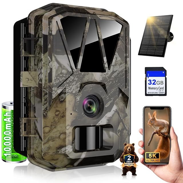 Caméra de chasse solaire Mucxtaim H3W