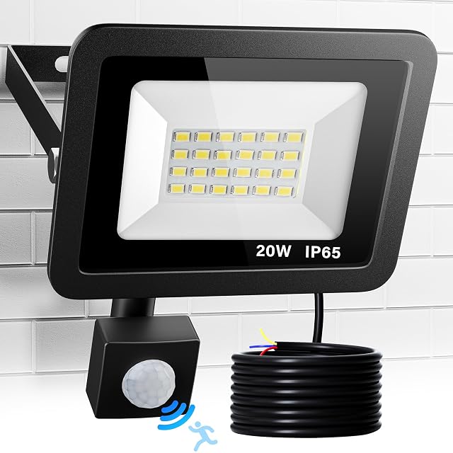 Projecteur LED Realky avec détecteur PIR
