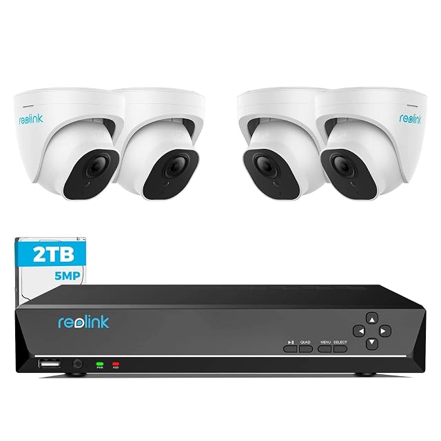 Kit de caméras dôme PoE 5 MP Reolink