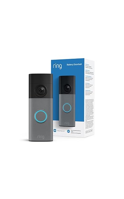 Sonnette vidéo sur batterie Ring 2K