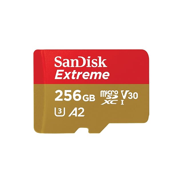Carte microSDXC SanDisk Extreme de 256 Go