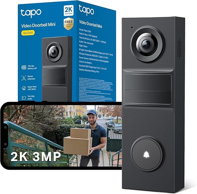 Sonnette vidéo sur batterie Tapo D205