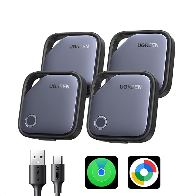 Traceurs UGREEN FineTrack Duo, lot de quatre