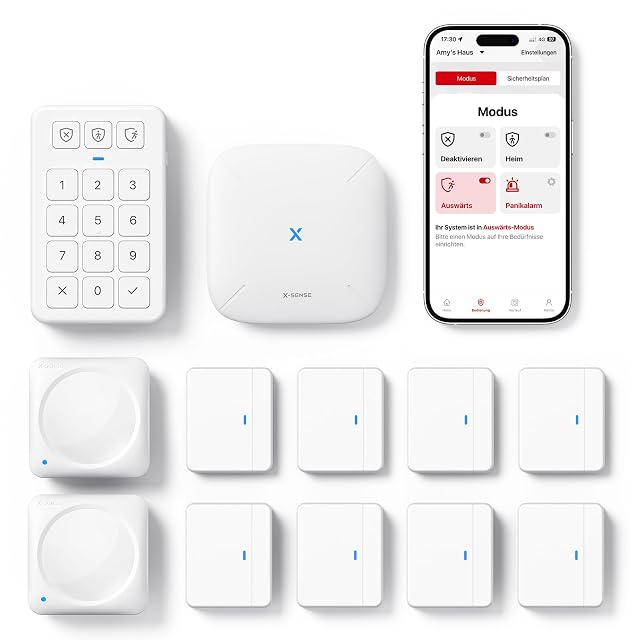 Kit d’alarme domestique connectée X-Sense AS12