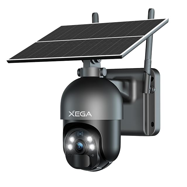 Caméra de sécurité solaire 4G LTE Xega S20